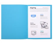 Exacompta Aktendeckel aus Recyclingkarton DIN A4 bunt 100 Stück 4