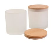 Glasgefässe mit Holzdeckel blanko 12 Stück 1