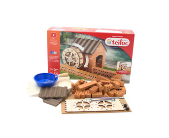 teifoc Steinbaukasten Wassermühle