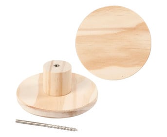 Garderobenhaken rund