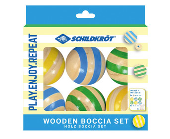SCHILDKRÖT Holz Boccia Set