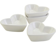 Porzellanschalen in Herzform 12 Stück 1