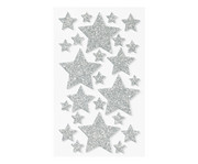 folia Moosgummi Glitzer Sticker Sterne 50 Stück 3