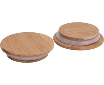 Holzdeckel mit Gummidichtung 12 Stück
