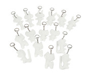 Textilfiguren mit Schlüsselanhänger 15 Stück 1