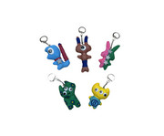 Textilfiguren mit Schlüsselanhänger 15 Stück 4