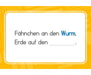 Sprachförderung mit Reimen und Bildern Mütze in den Topf 6