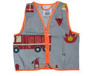 Korntex® Kinder Warnweste Feuerwehr silber/orange 1