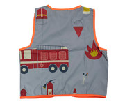 Korntex® Kinder Warnweste Feuerwehr silber/orange 2