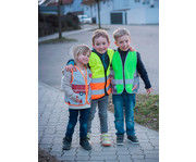 Korntex® Kinder Warnweste Feuerwehr silber/orange 7