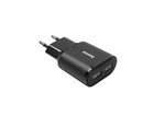 hama Ladegerät 2x USB A 12 W Schwarz