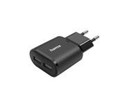 hama Ladegerät 2x USB A 12 W Schwarz 2