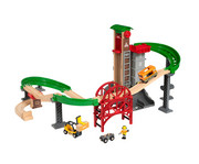BRIO® World Grosses Lagerhaus Set mit Aufzug 2