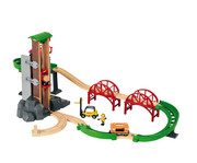 BRIO® World Grosses Lagerhaus Set mit Aufzug 4