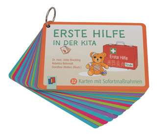 Erste Hilfe in der Kita – 32 Karten mit Sofortmassnahmen