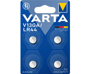 VARTA Knopfzelle V13GA/LR44 4 Stück 1
