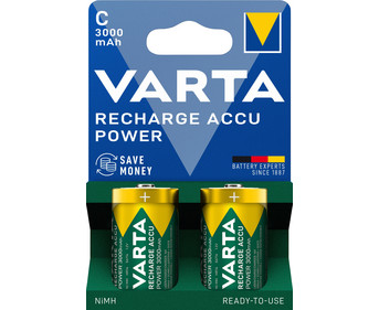 VARTA Rechargeable Akku Baby C 2 Stück