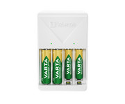 VARTA Ladegerät für AA & AAA inkl 4x Rechargeable AA 5