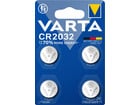 VARTA Lithium Knopfzelle CR2032 4 Stück