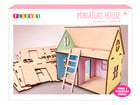Mini Haus Bastelset 8 teilig