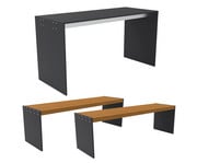 Outdoor Sitzgruppe Prima 3 teilig 2
