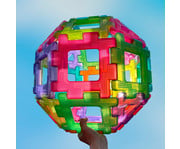 POLYDRON Konstruktions Set Transparent 120 teilig 4