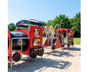 Kletterwagen Waggon Roter Zug 3