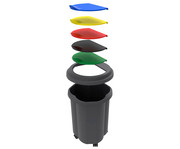 Exacompta Mülleimer EcoBlack 3