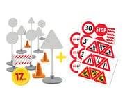 LENA® Verkehrszeichen Set 17 tlg 2