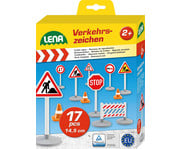 LENA® Verkehrszeichen Set 17 tlg 5