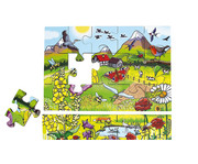 beleduc Bodenpuzzle Entdecke die Blumenwiese 5