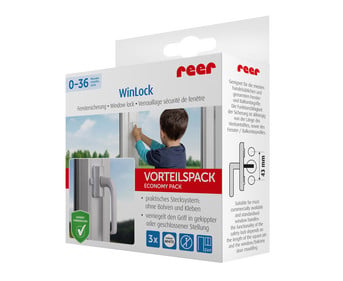 WinLock Fenster & Balkontürsicherung 3er Set