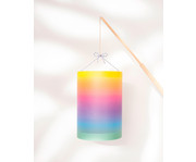 folia Regenbogen Laterne zum Selbstgestalten Ø 15 cm 2