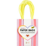 folia Papiertüten Stripes Neon 20 Stück 1