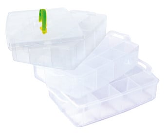 Sortierbox mit Tragegriff 36 Fächer