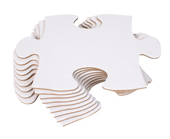 Puzzleteile XL blanko 9 Stück
