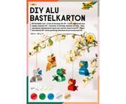 folia Alu Bastelkarton Mix 300 g/m² DIN A4 5 Blatt 1