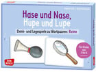 Denk und Legespiel Hase und Nase Hupe und Lupe