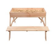 Esschert Design Kinder Picknicktisch mit Sandkasten 1