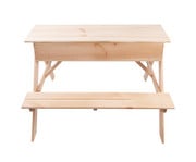 Esschert Design Kinder Picknicktisch mit Sandkasten 4