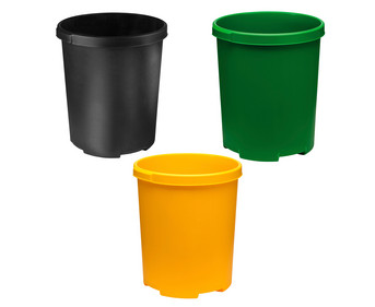 HAN Grosspapierkorb KLASSIK XXL 50 Liter 2 Griffmulden extra stabil