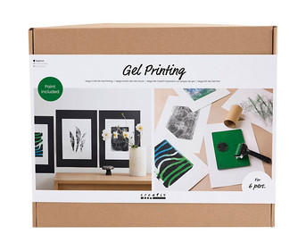 Kreativ Set Gel Druck für 6 Personen