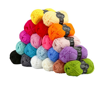 Polyacryl Garn Set Fantasia 20 Farben je 50 g