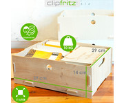 clipfritz Aufbewahrungsbox OBO mit Deckel 2 teilig 6