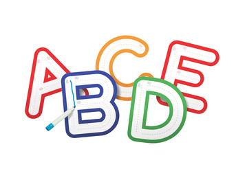 Buchstaben zum Nachspuren