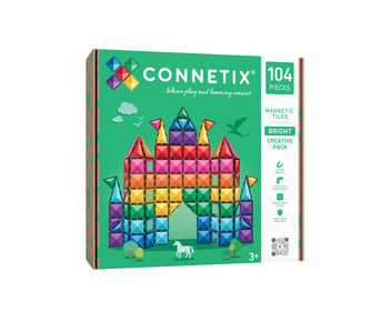 Connetix Kreativset Regenbogen 104 teilig