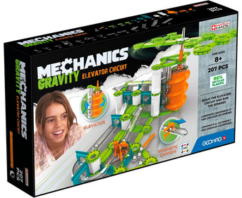 GEOMAG Mechanics Gravity Elevator Circuit 207 teilig