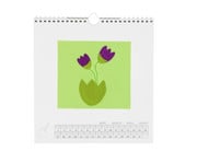 folia Bastelkalender quadratisch blanko 3 Stück 4