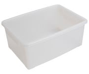 Betzold Aufbewahrungsbox 16 x 39 5 x 27 5 cm weiss transparent ohne Deckel 1