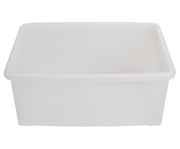Betzold Aufbewahrungsbox 16 x 39 5 x 27 5 cm weiss transparent ohne Deckel 2